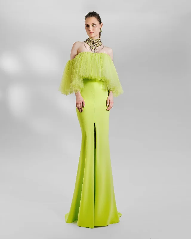 Hurry! Special Deals Ending Soon Off-The-Shoulders Top With Long Skirt