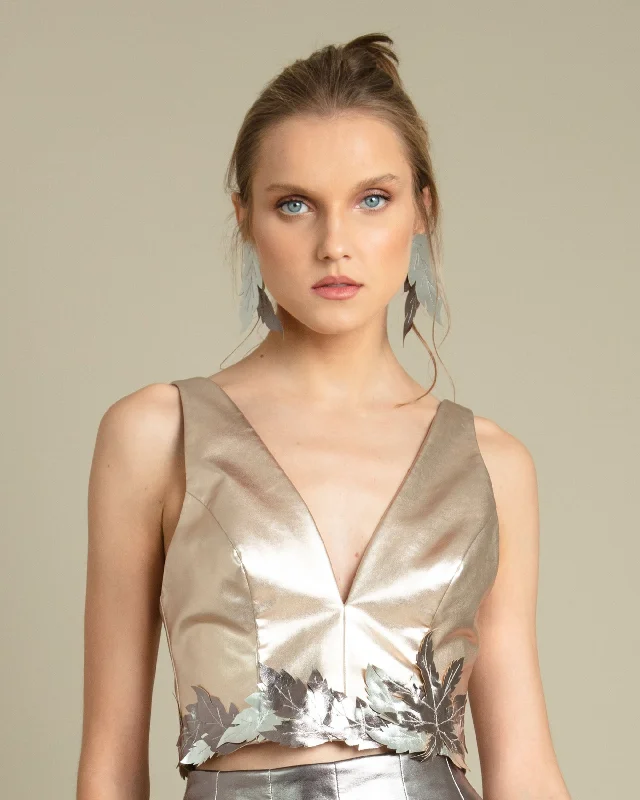 Limited Time Special Offer V-Neckline Embellished Top