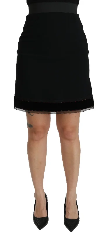 Comfortable Casual Women's Clothing Exclusive Discounts Dolce & Gabbana Elegant High-Waist Women's Skirt Comfortable Casual Women's Clothing Exclusive Discounts Dolce & Gabbana Elegant High-Waist Women's Skirt