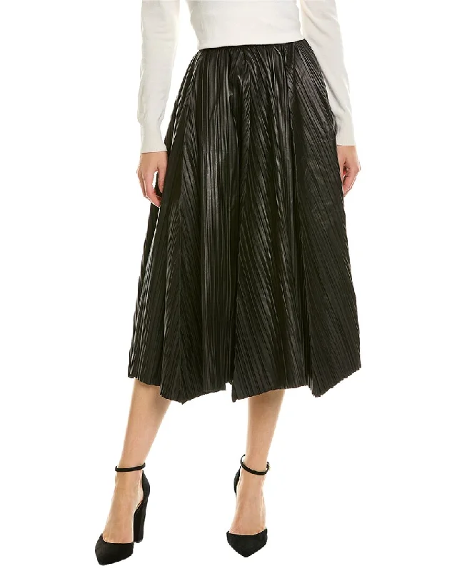 Comfortable Casual Wear Trendy Aesthetics Ferragamo Leather Maxi Skirt