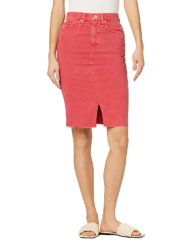 Vibrant Styles Casual Weekend Relaxed Style HUDSON Jeans Reconstructed Dist Party Punch Skirt Vibrant Styles Casual Weekend Relaxed Style HUDSON Jeans Reconstructed Dist Party Punch Skirt