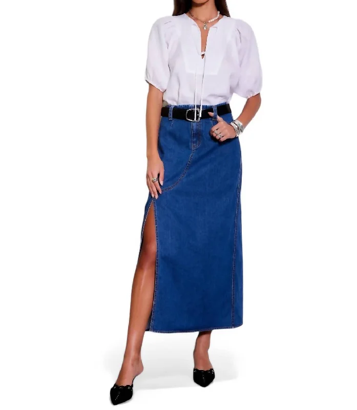 Versatile Women's Clothing for All Occasions Summer Deals Hugh Skirt In Denim