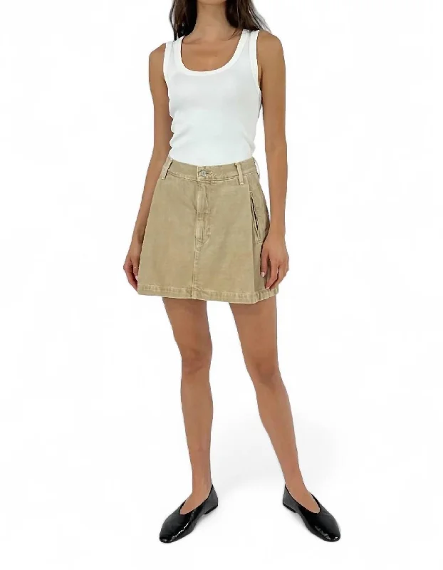 Women's Formal Apparel Sophisticated Outfits Maxine Pleated Mini Skirt In Sweet Coconut Women's Formal Apparel Sophisticated Outfits Maxine Pleated Mini Skirt In Sweet Coconut