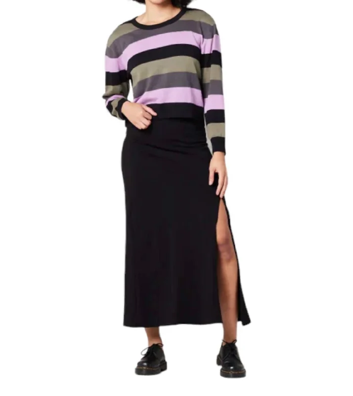 Versatile Women's Fashion The Latest Trends Perla Skirt In Black