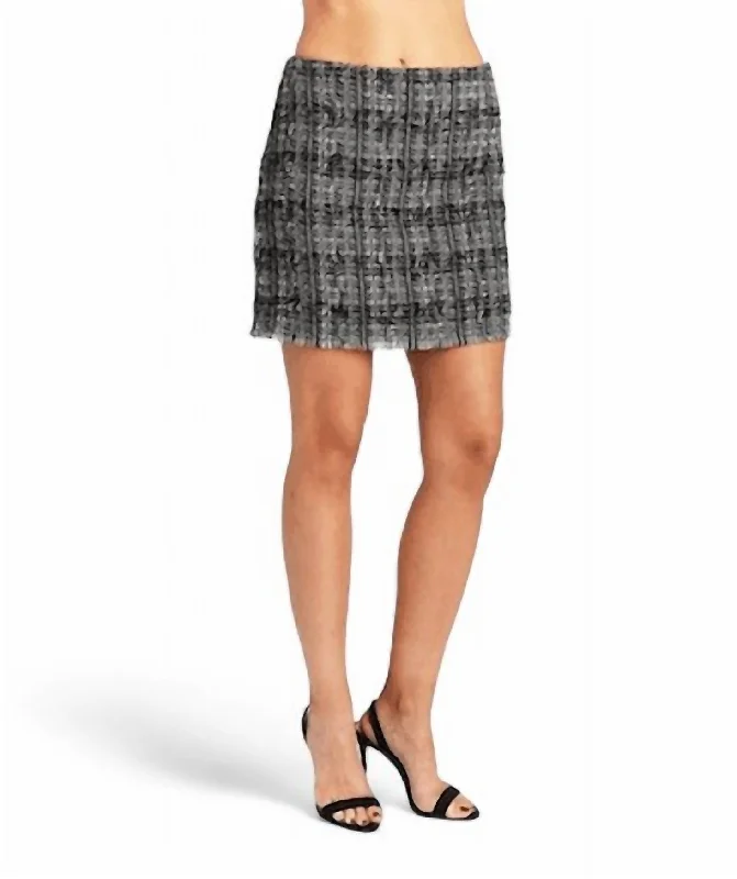 Women's Professional Garments Hot Trends Raya Skirt In Black