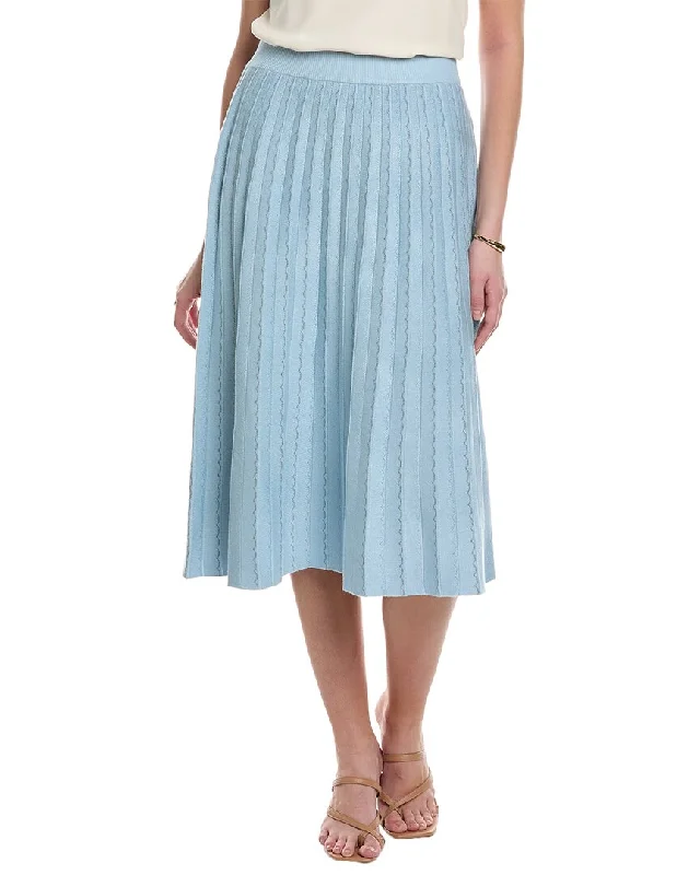 Minimalist Style Mother's Day Special YAL New York Metallic Midi Skirt