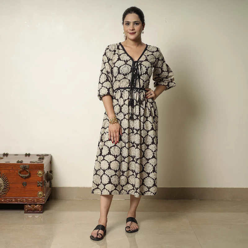 Women's Apparel And Garments Comfortable Clothes Beige - Bagru Block Printed Cotton Flared Dress 18 Women's Apparel And Garments Comfortable Clothes Beige - Bagru Block Printed Cotton Flared Dress 18