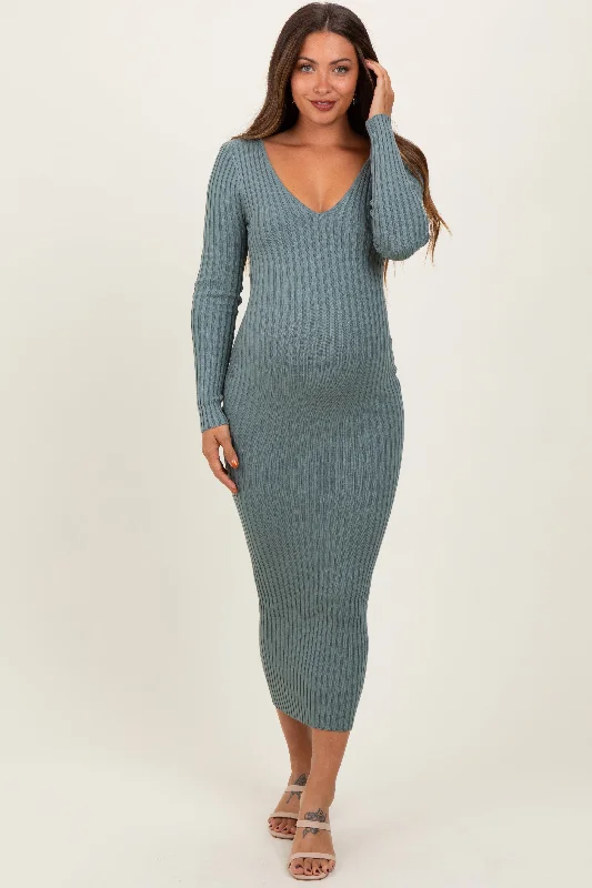 Elegant Women's Clothing Big Discounts Jade V-Neck Long Sleeve Fitted Maternity Maxi Dress Elegant Women's Clothing Big Discounts Jade V-Neck Long Sleeve Fitted Maternity Maxi Dress