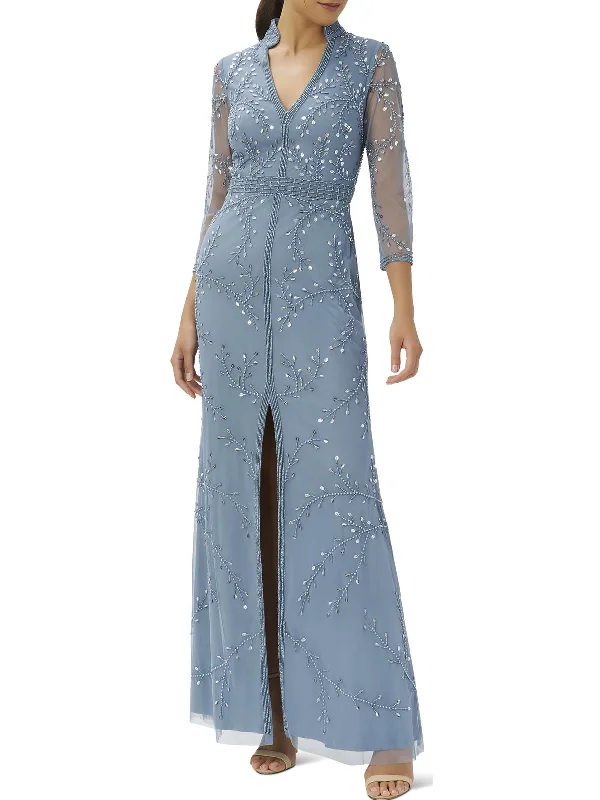 Sale Clearance Style Without Limits Petites Womens Beaded Embellished Evening Dress Sale Clearance Style Without Limits Petites Womens Beaded Embellished Evening Dress