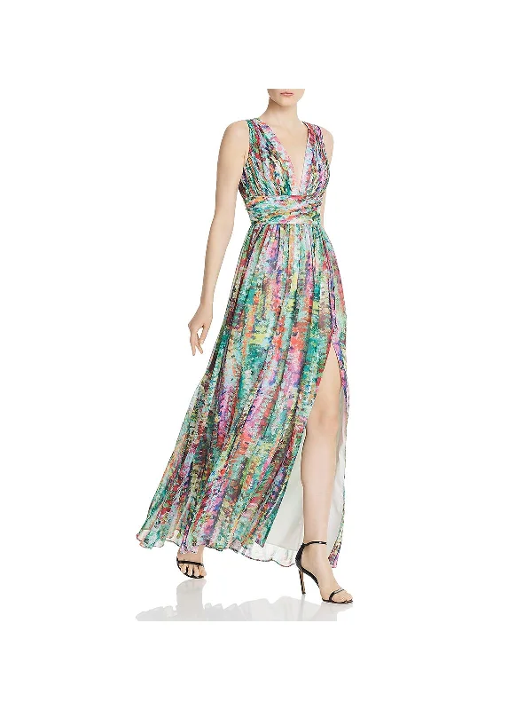 Fashionable Dresses for Women Huge Markdowns Womens Chiffon V-Neck Evening Dress