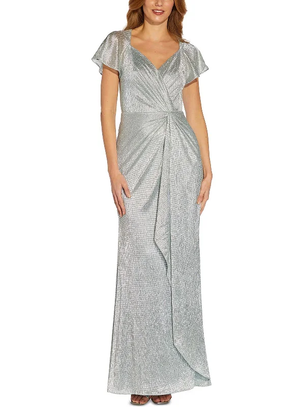 Women's High Street Fashion Flash Sale, Don't Miss Womens Metallic Maxi Evening Dress Women's High Street Fashion Flash Sale, Don't Miss Womens Metallic Maxi Evening Dress