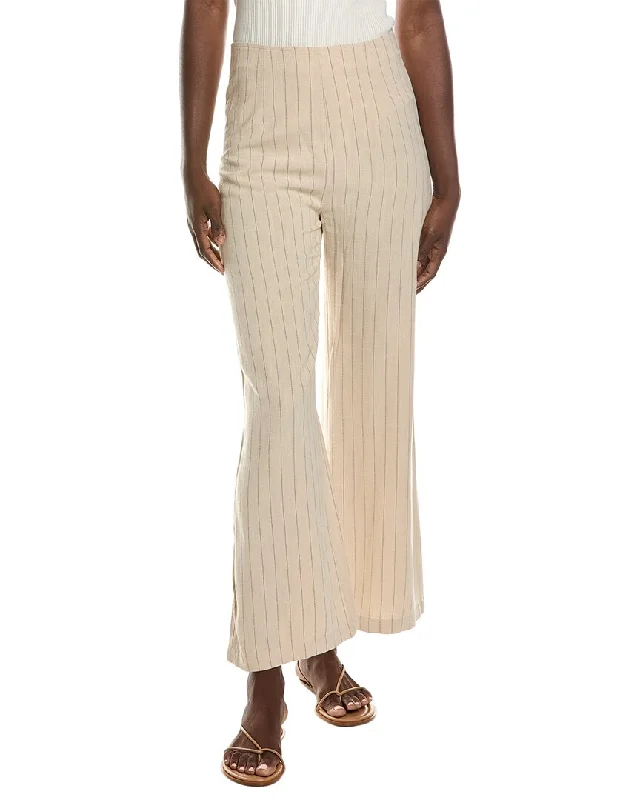 Women's Trendy Attire Fashion Forward Chaser Laurel Linen-Blend Trouser