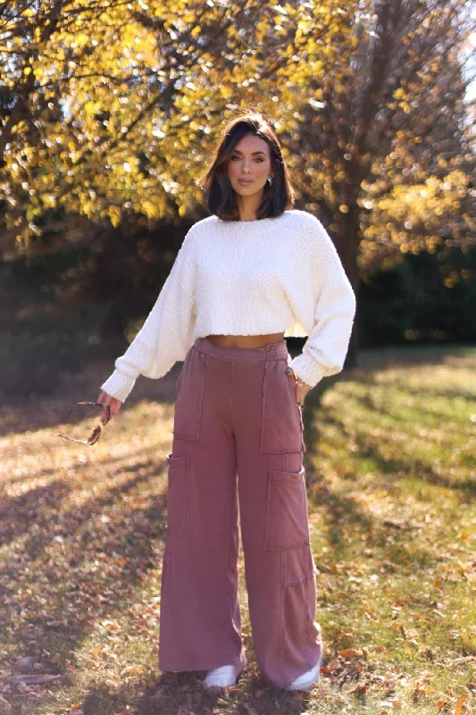 Women's Comfortable Lounge Outfit Trend Driven Wardrobe Comfy Casual Wide Leg Cargo Pants