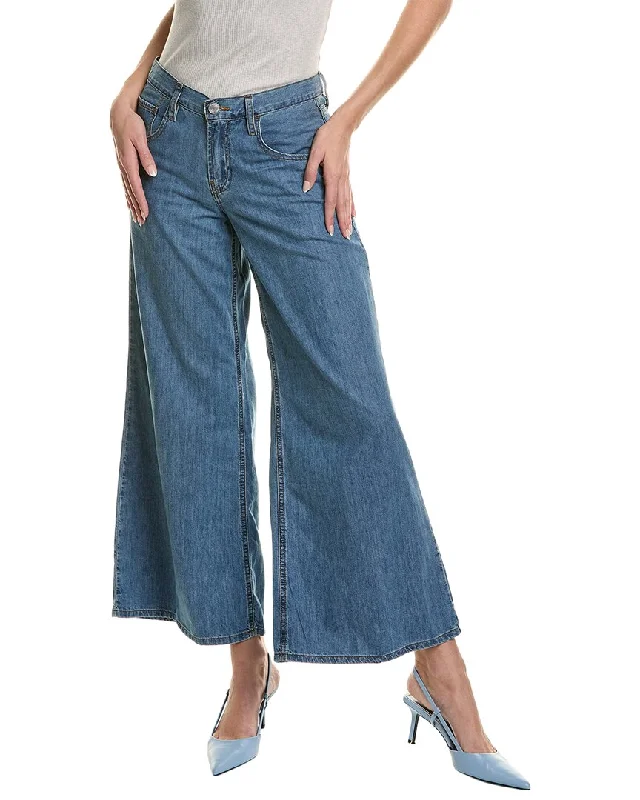 Clothing Brands Limited Time Offers FRAME Denim Le Pixie Mid Happy Indigo Wide Leg Jean Clothing Brands Limited Time Offers FRAME Denim Le Pixie Mid Happy Indigo Wide Leg Jean