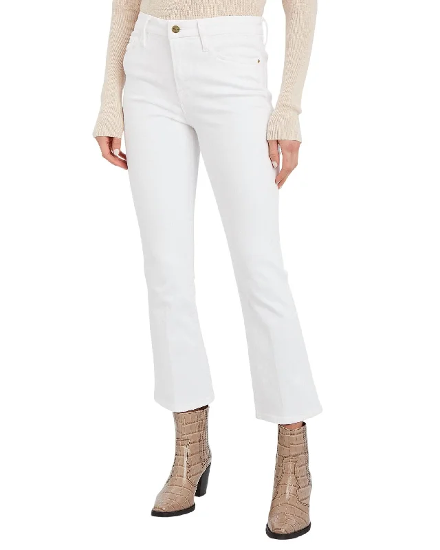 Le Crop Mini Boot Jeans In Blanc