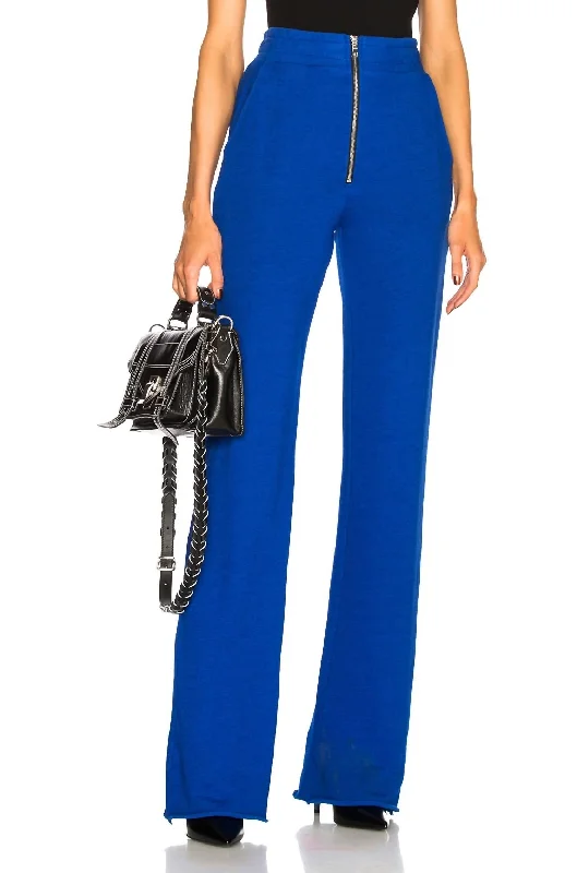 Easygoing Women's Style Trendy Pulse Manhattan Sweatpant In Cobalt Blue