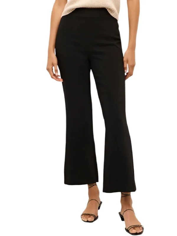 Mia Crop Pants In Black