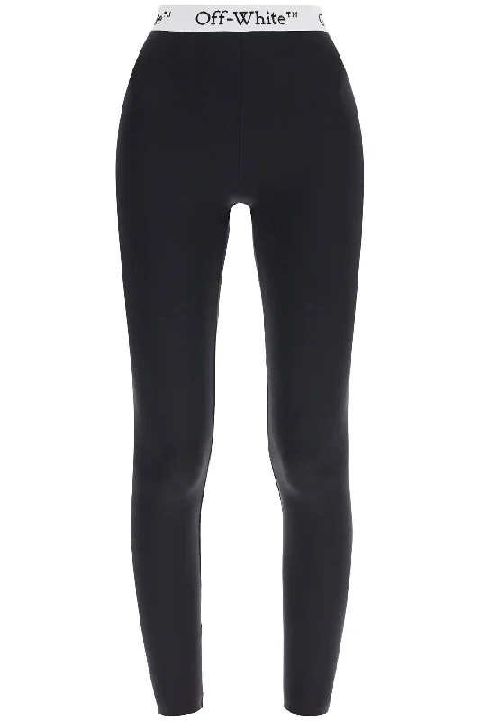 Off- Women's Lycra Logo Band Leg