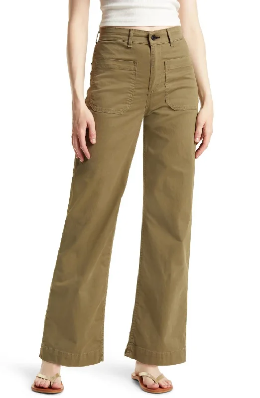 Sailor Pants In Olive