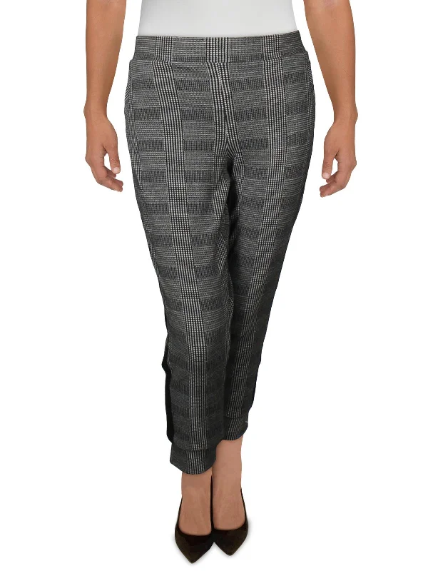 Women's Office Attire Limited Time Deal Womens Slim Fit Plaid Ankle Pants